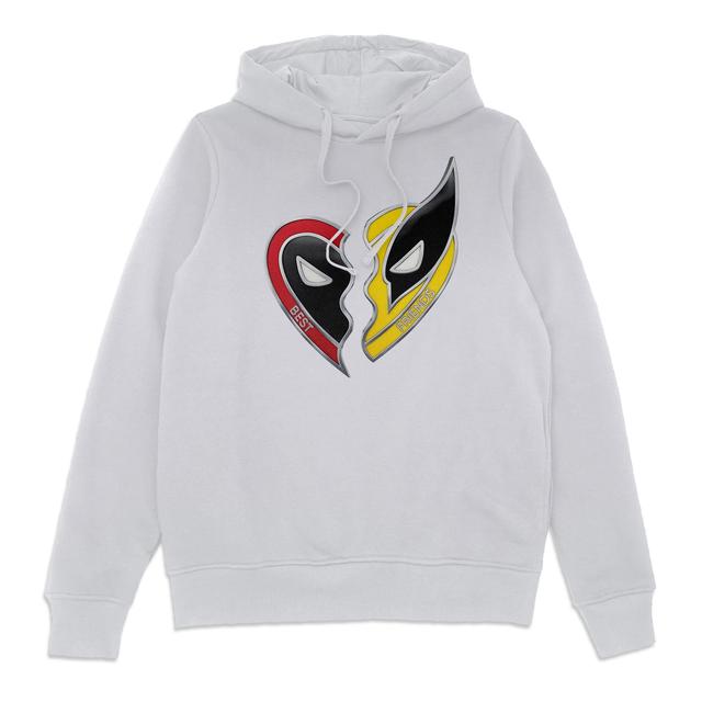 Deadpool & Wolverine Charm Hoodie - White - M on Productcaster.