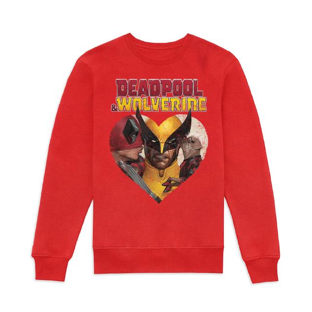 Deadpool & Wolverine Kisses Jumper - Red - M on Productcaster.