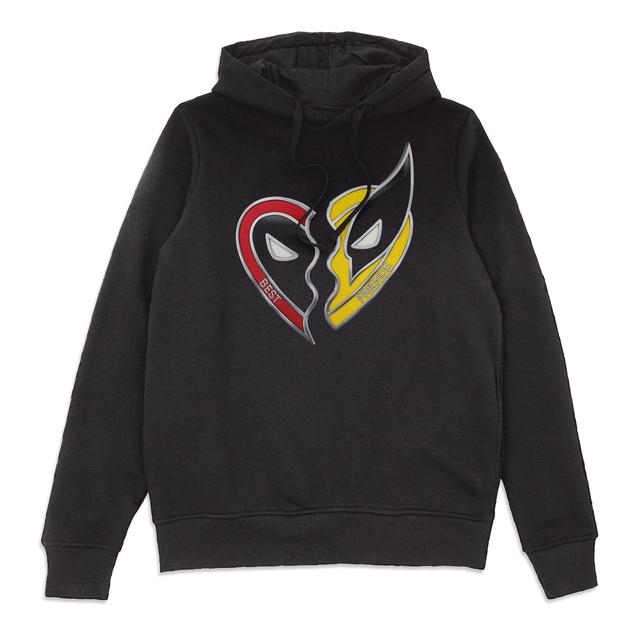 Deadpool & Wolverine Charm Hoodie - Black - XXL on Productcaster.