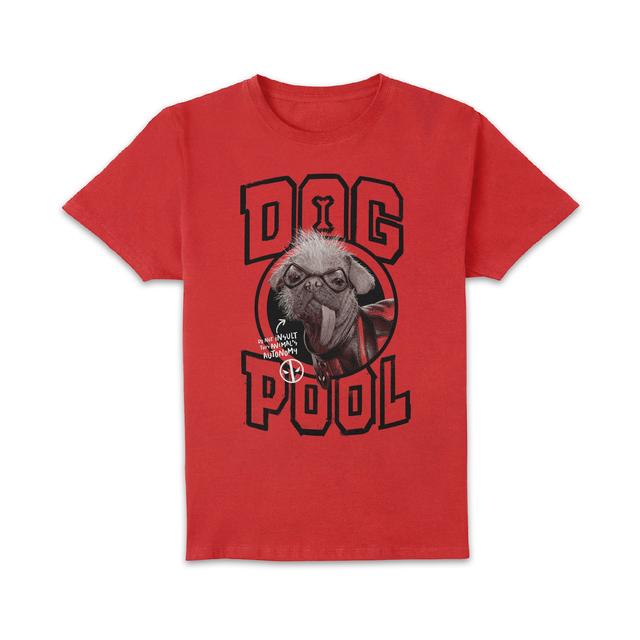 Deadpool & Wolverine Dogpool Unisex T-Shirt - Red - M on Productcaster.