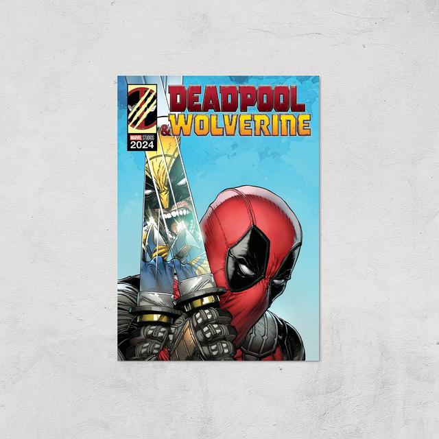 Deadpool & Wolverine Katanas Giclee Art Print - A2 - Print Only on Productcaster.