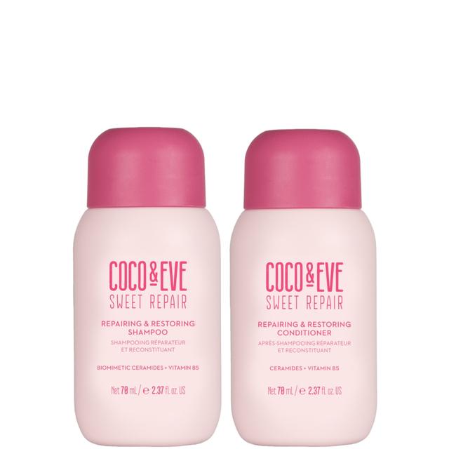 Coco & Eve Repairing & Restoring Shampoo and Conditioner Travel Bundle on Productcaster.