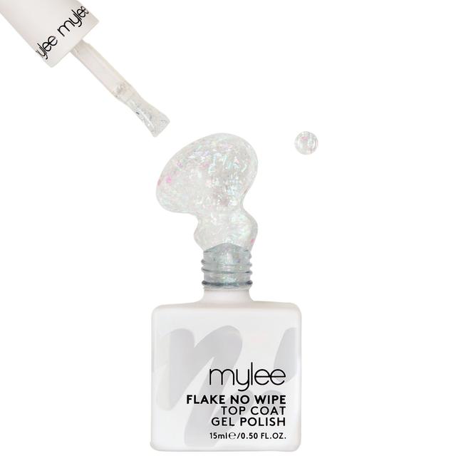 Mylee Gel Polish Iridescent Flake No Wipe Top Coat 15ml on Productcaster.