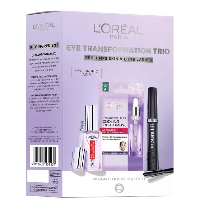 L'Oréal Paris Eye Transformation Trio Gift Set on Productcaster.