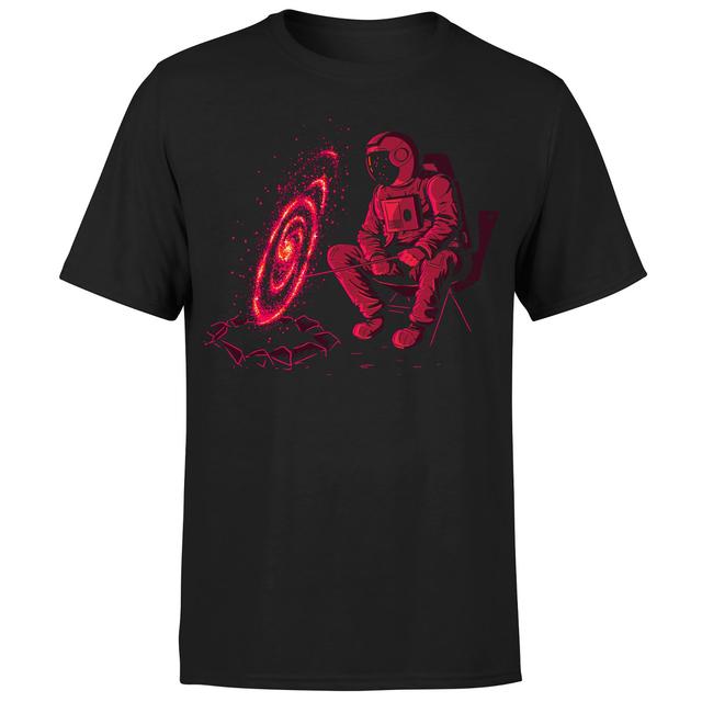 Threadless x IWOOT Cosmic Camping Men's T-Shirt - Black - 4XL on Productcaster.