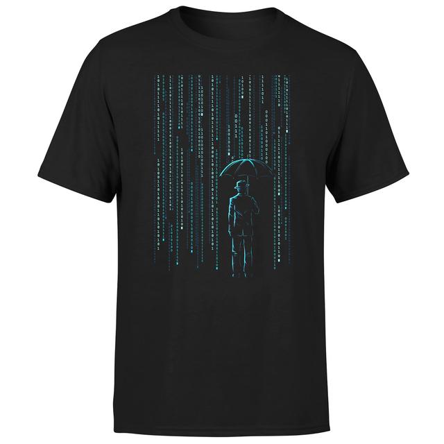 Threadless x IWOOT Digital Storm Men's T-Shirt - Black - M on Productcaster.