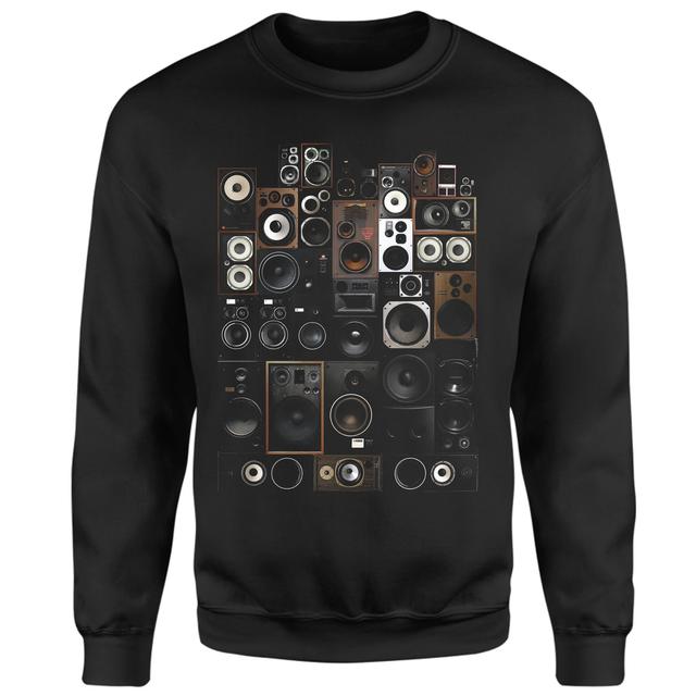 Threadless x IWOOT Audio Sweatshirt - Black - XL on Productcaster.