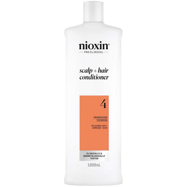 NIOXIN Scalp and Hair Thickening System 4 Conditioner for Coloured Dry and Damaged Hair with Progressed Thinning 1L on Productcaster.