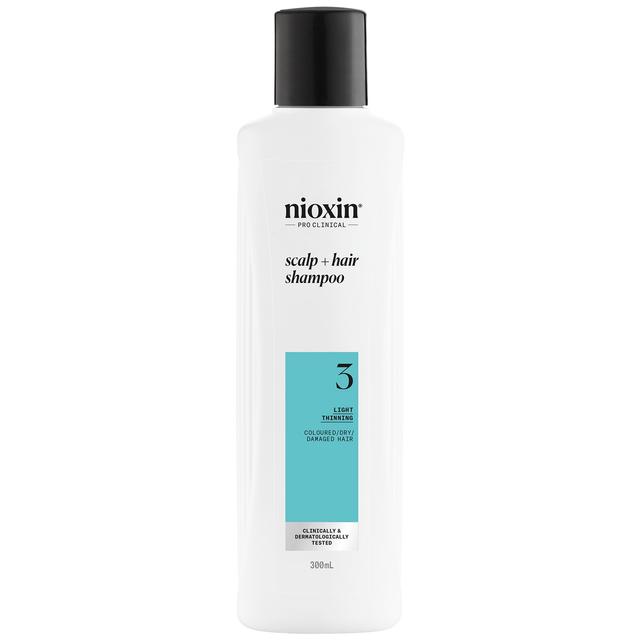 NIOXIN Scalp and Hair Thickening System 3 Shampoo for Coloured Dry and Damaged hair with Light Thinning 300ml on Productcaster.