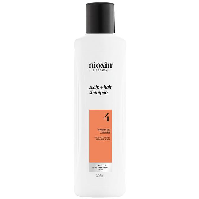 NIOXIN Scalp and Hair Thickening System 4 Shampoo for Coloured Dry and Damaged Hair with Progressed Thinning 300ml on Productcaster.