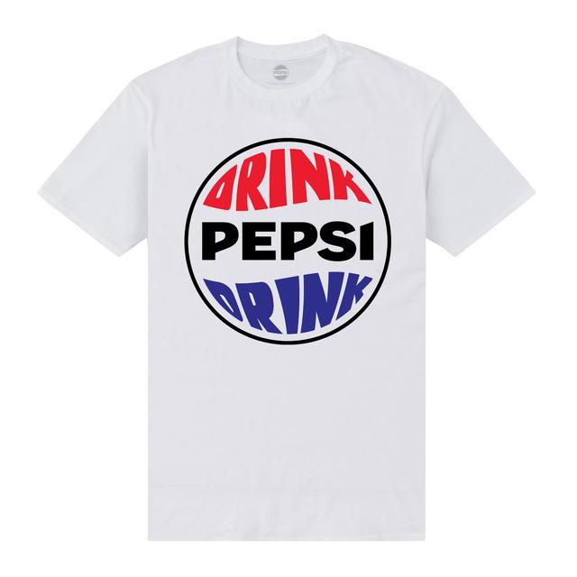 Pepsi Co. Drink Pepsi Drink Men's T-Shirt - White - 4XL on Productcaster.