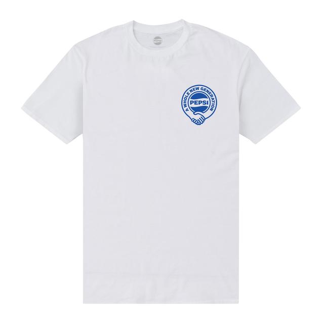 Pepsi Co. A Whole New Generation Men's T-Shirt - White - S on Productcaster.