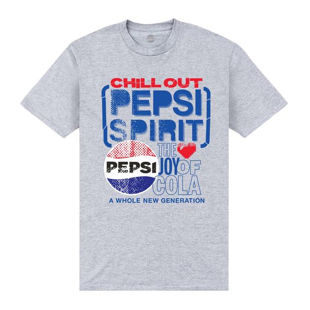 Pepsi Co. The Joy Of Cola Men's T-Shirt - Grey - XXL on Productcaster.