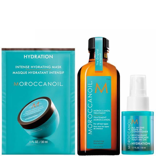 Moroccanoil Treatment 100ml with Free Leave in Conditioner 50ml and Free Intense Hydrating Mask 30ml (Worth £53.30) on Productcaster.