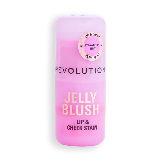 Makeup Revolution Jelly Blush Stick Lip and Cheek Stain 5.5g (Various Shades) - Strawberry Pink on Productcaster.