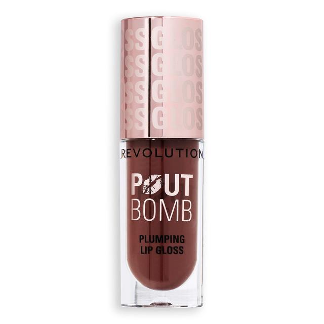 Makeup Revolution Pout Bomb Plumping Gloss Jelly 4.5ml (Various Shades) - Espresso Cool Nude on Productcaster.