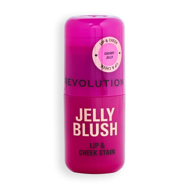 Makeup Revolution Jelly Blush Stick Lip and Cheek Stain 5.5g (Various Shades) - Cherry Red on Productcaster.