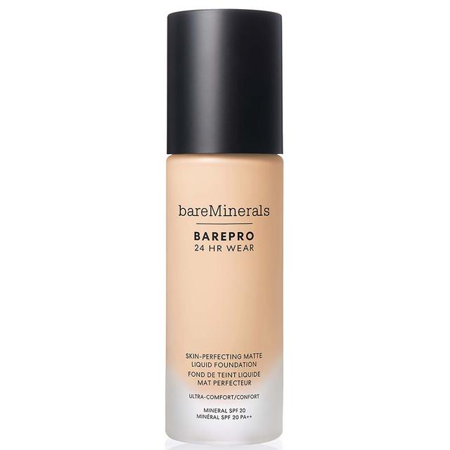 bareMinerals Barepro 24Hr Matte Comfort Liquid Foundation Mineral Spf20 30ml (various shades) - Fair 10 Warm on Productcaster.