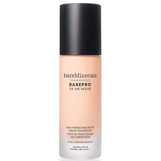 bareMinerals Barepro 24Hr Matte Comfort Liquid Foundation Mineral Spf20 30ml (various shades) - Fair 10 Neutral on Productcaster.