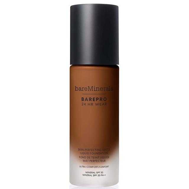 bareMinerals Barepro 24Hr Matte Comfort Liquid Foundation Mineral Spf20 30ml (various shades) - Deep 57 Neutral on Productcaster.