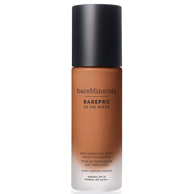 bareMinerals Barepro 24Hr Matte Comfort Liquid Foundation Mineral Spf20 30ml (various shades) - Deep 50 Neutral on Productcaster.