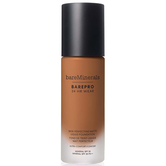 bareMinerals Barepro 24Hr Matte Comfort Liquid Foundation Mineral Spf20 30ml (various shades) - Deep 51 Neutral on Productcaster.