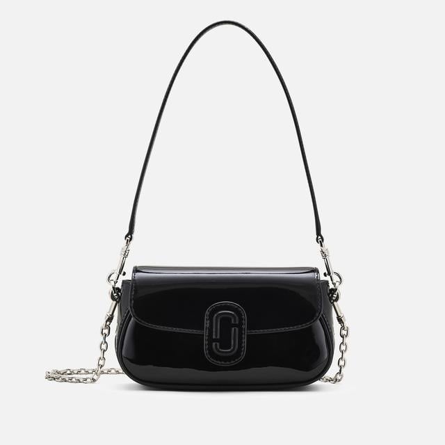 Marc Jacobs The Patent Leather Clover Shoulder Bag Black on Productcaster.