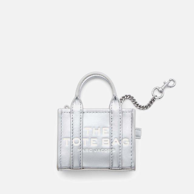 Marc Jacobs The Nano Tote Bag Charm Silver on Productcaster.