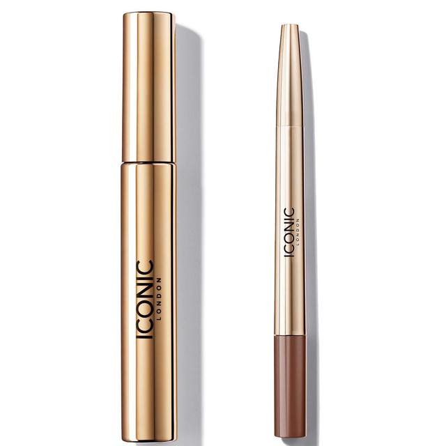 ICONIC London Triple Threat Mascara Brown and Kajal Duo Brown on Productcaster.