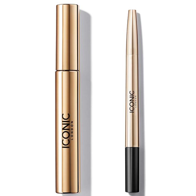 ICONIC London Triple Threat Mascara Black and Kajal Duo Black on Productcaster.