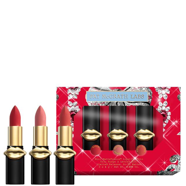 Pat McGrath Labs Mini MatteTrance Lipstick Trio Limited Release Go-To Mattes on Productcaster.