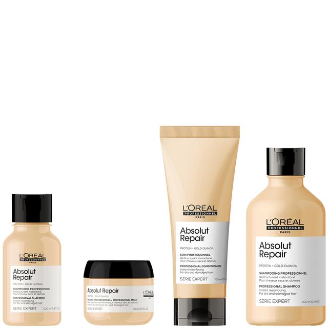 L’Oréal Professionnel Absolut Repair Shampoo and Hair Mask with Mini Shampoo and Mask on Productcaster.