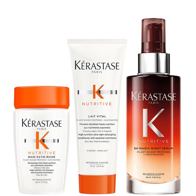 Kérastase Nutritive 8H Magic Night Serum 90ml With Free Travel-Size Duo for Very Dry Hair on Productcaster.