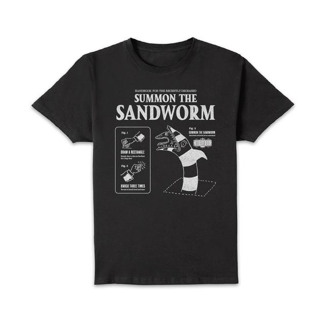 Beetlejuice Sandworm Instructional Unisex T-Shirt - Black - L on Productcaster.