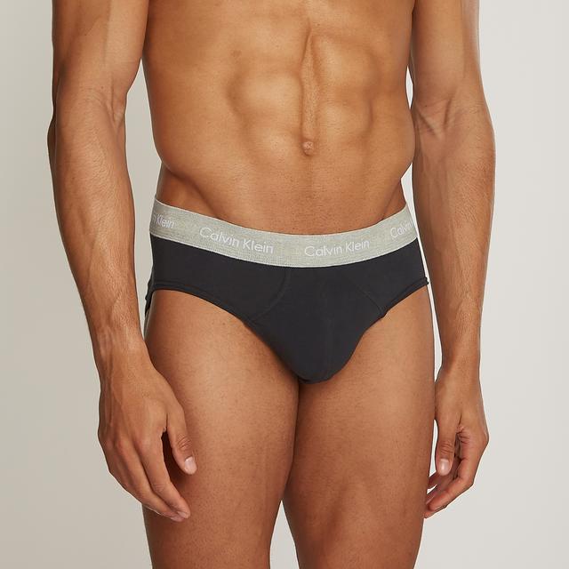 Calvin Klein Three-Pack Cotton Stretch Hip Briefs - L on Productcaster.