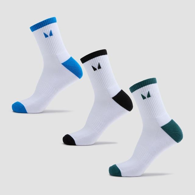 MP Unisex Colour Tipped Socks - Multi - UK 2-5 - Multi on Productcaster.