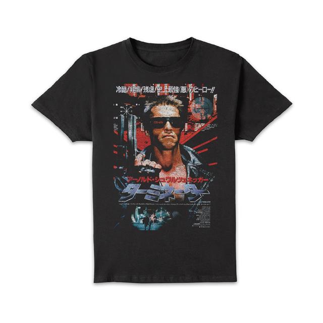 The Terminator Retro Japanese Poster Unisex T-Shirt - Black - 4XL on Productcaster.