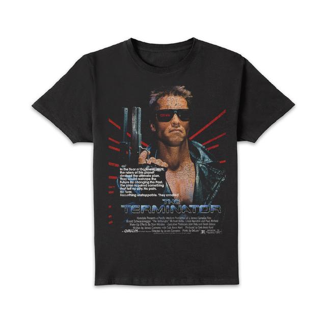 The Terminator Retro Poster Unisex T-Shirt - Black - 3XL on Productcaster.