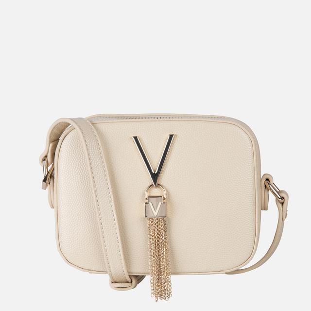 Valentino Divina Faux Leather Camera Bag Beige on Productcaster.