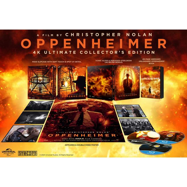 Oppenheimer Ultimate Collector's Edition Steelbook 4K Ultra HD & Blu-ray on Productcaster.