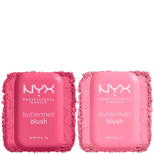 NYX Professional Makeup Buttermelt Powder Blush up to 12H Wear Blush Bundle (Various Shades) - My Butta Half on Productcaster.