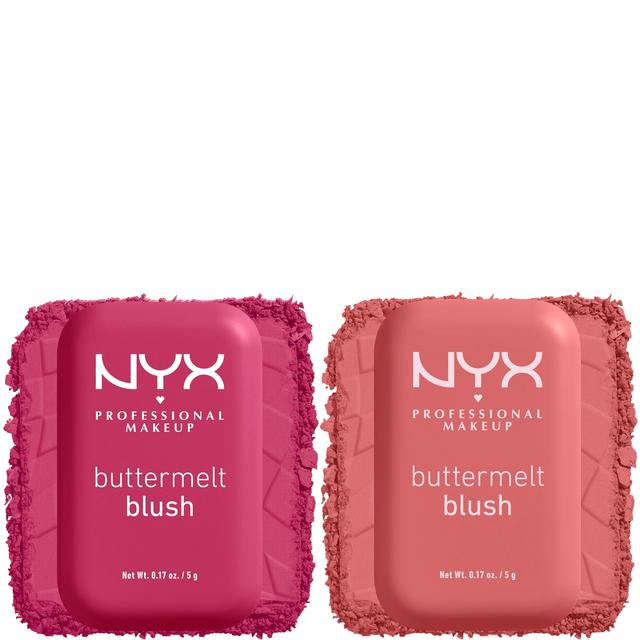 NYX Professional Makeup Buttermelt Powder Blush up to 12H Wear Blush Bundle (Various Shades) - Butta Than Before on Productcaster.