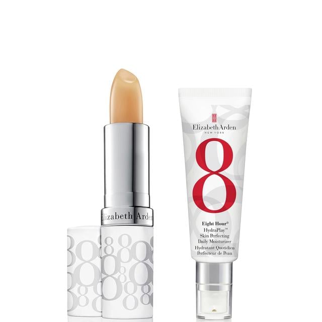 Elizabeth Arden Eight Hour HydraPlay Moisturizer 45ml and Lip Protectant Stick SPF15 on Productcaster.