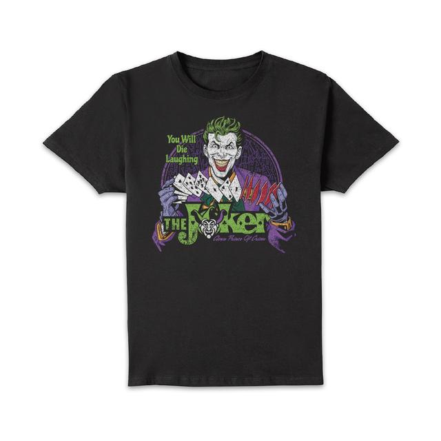 Joker Die Laughing Unisex T-Shirt - Black - 3XL - Black on Productcaster.