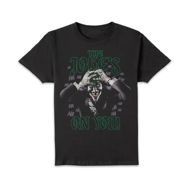 Joker The Joke's On You Unisex T-Shirt - Black - XS - Black on Productcaster.