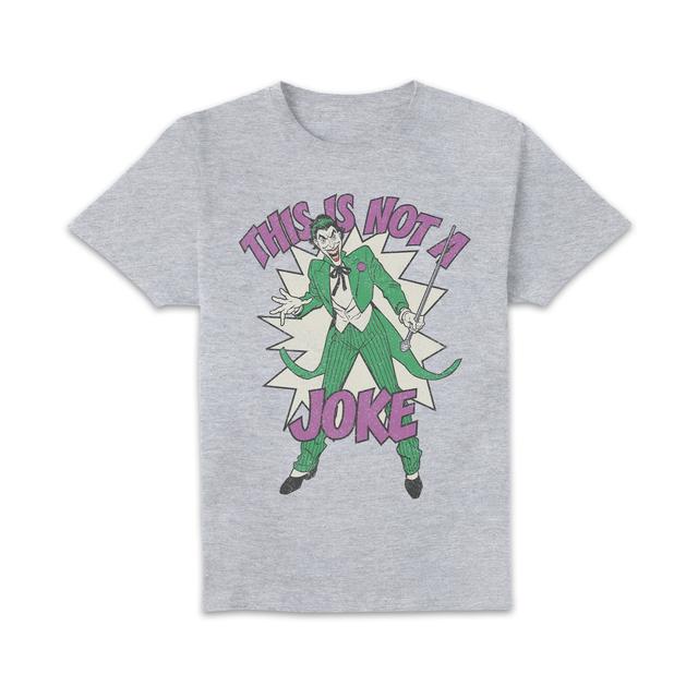 Joker This Is Not A Joke Unisex T-Shirt - Grey - XXL - Grey on Productcaster.