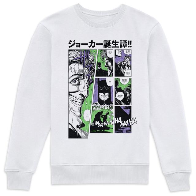 Joker Manga-ha-ha Sweatshirt - White - S - Blanc on Productcaster.