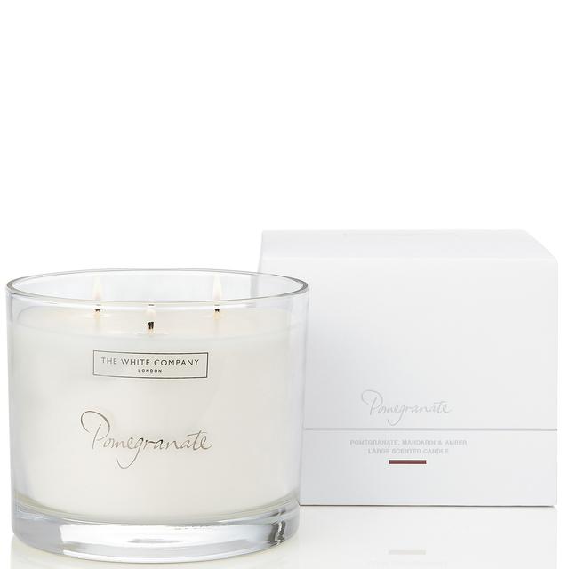 The White Company Pomegranate Large Candle 770g on Productcaster.