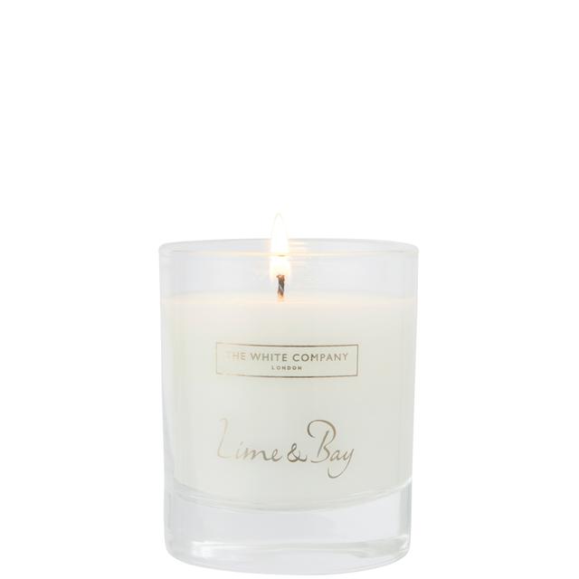 The White Company Lime & Bay Signature Candle 140g on Productcaster.