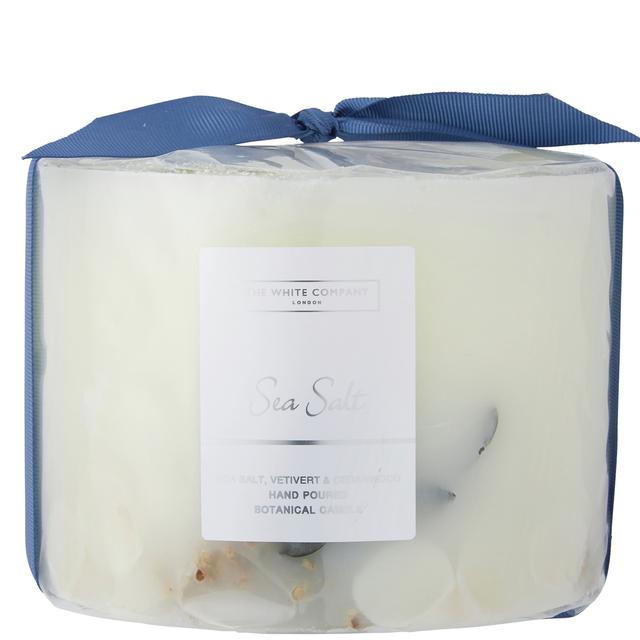 The White Company Sea Salt Large Botanical Candle 1.6kg on Productcaster.